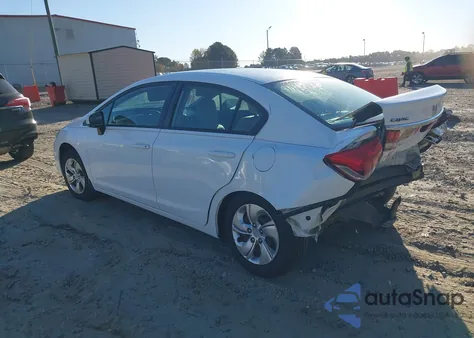 2014 Honda Civic Lx из США, поврежденный, VIN 19XFB2F57EE059290